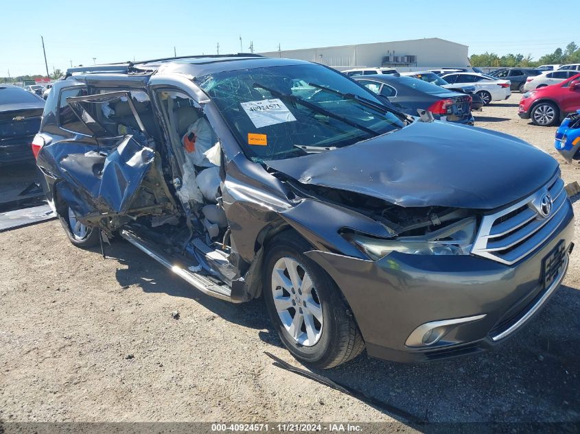 VIN 5TDZK3EH1DS130017 2013 Toyota Highlander, Se V6 no.1