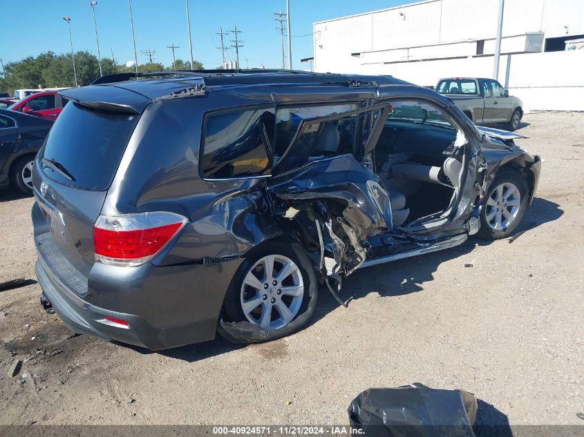 VIN 5TDZK3EH1DS130017 2013 Toyota Highlander, Se V6 no.4