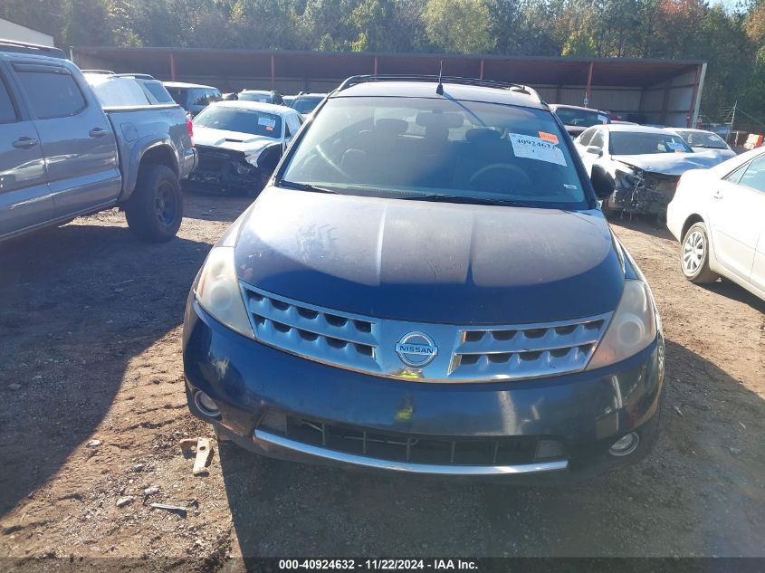 2007 Nissan Murano Sl VIN: JN8AZ08TX7W532375 Lot: 40924632