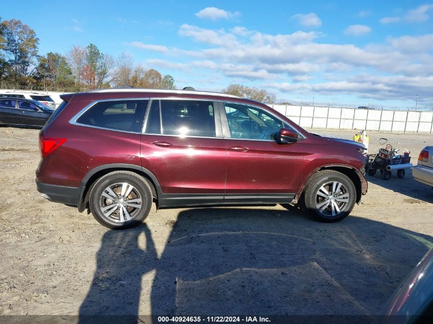 2016 Honda Pilot Ex-L VIN: 5FNYF5H50GB028293 Lot: 40924635