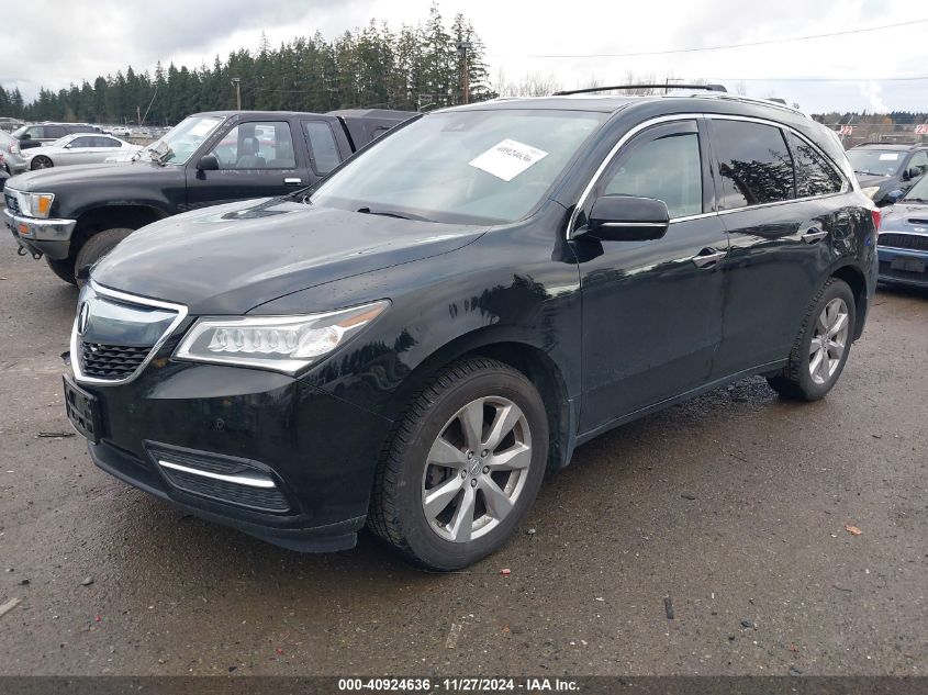 VIN 5FRYD4H99GB045451 2016 ACURA MDX no.2