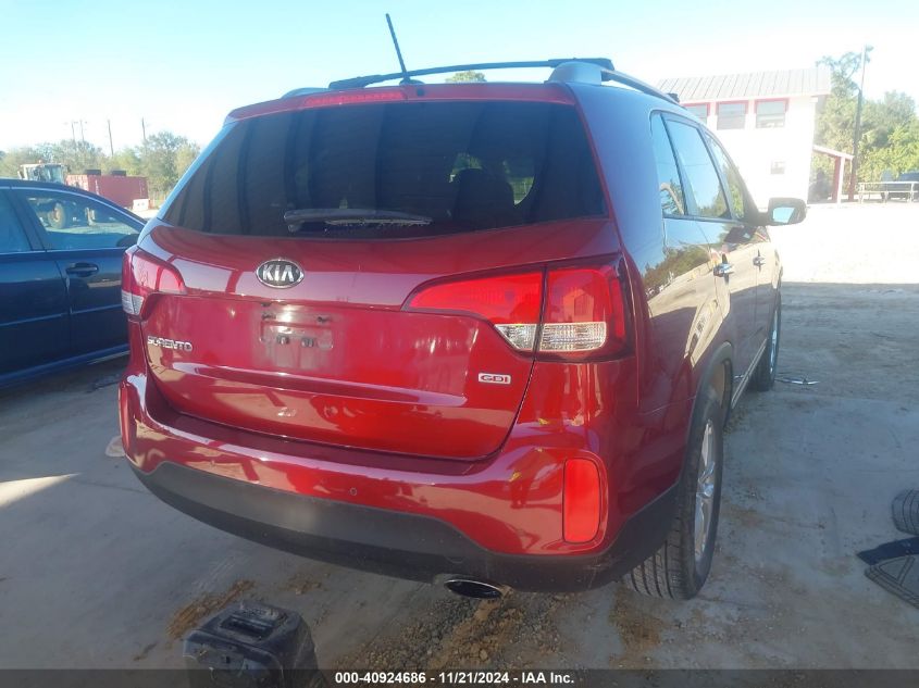 2014 Kia Sorento Lx VIN: 5XYKT3A6XEG437283 Lot: 40924686