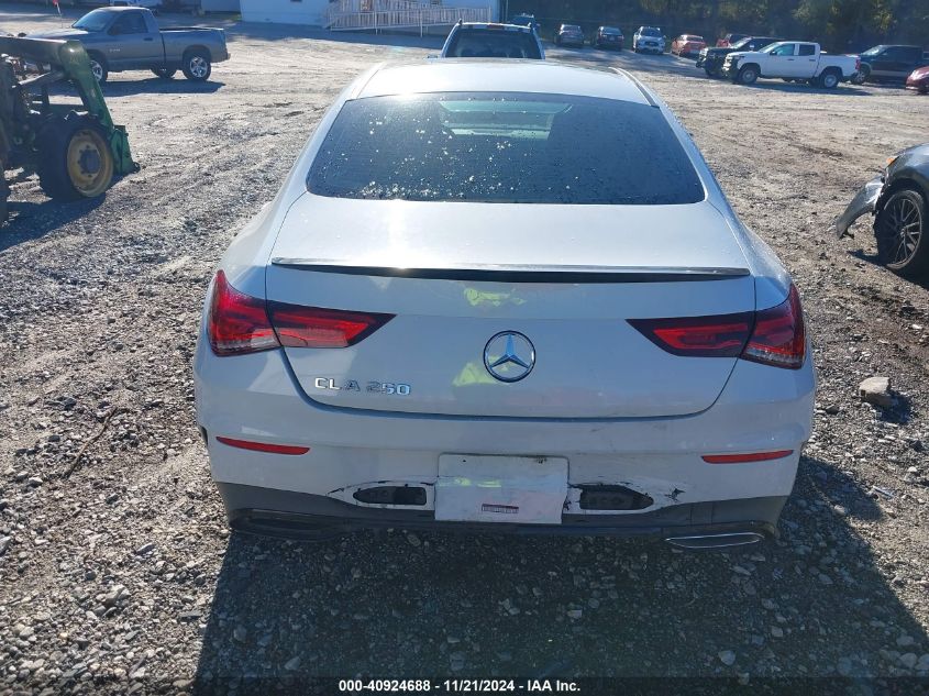 2020 Mercedes-Benz Cla 250 VIN: WDD5J4GBXLN065744 Lot: 40924688