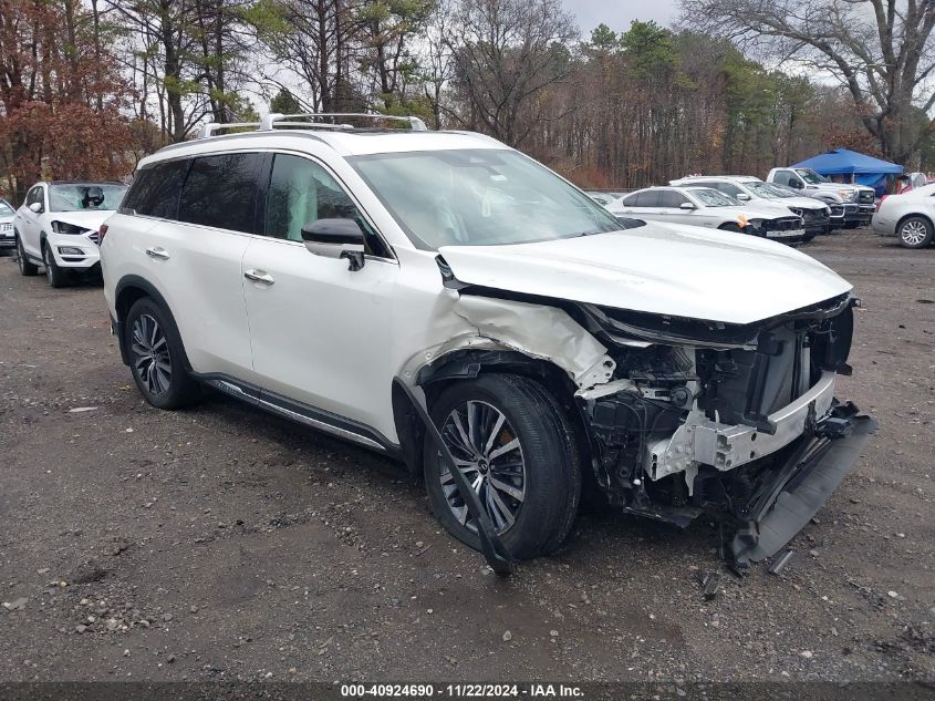 2022 Infiniti Qx60 Sensory Awd VIN: 5N1DL1GS9NC340173 Lot: 40924690