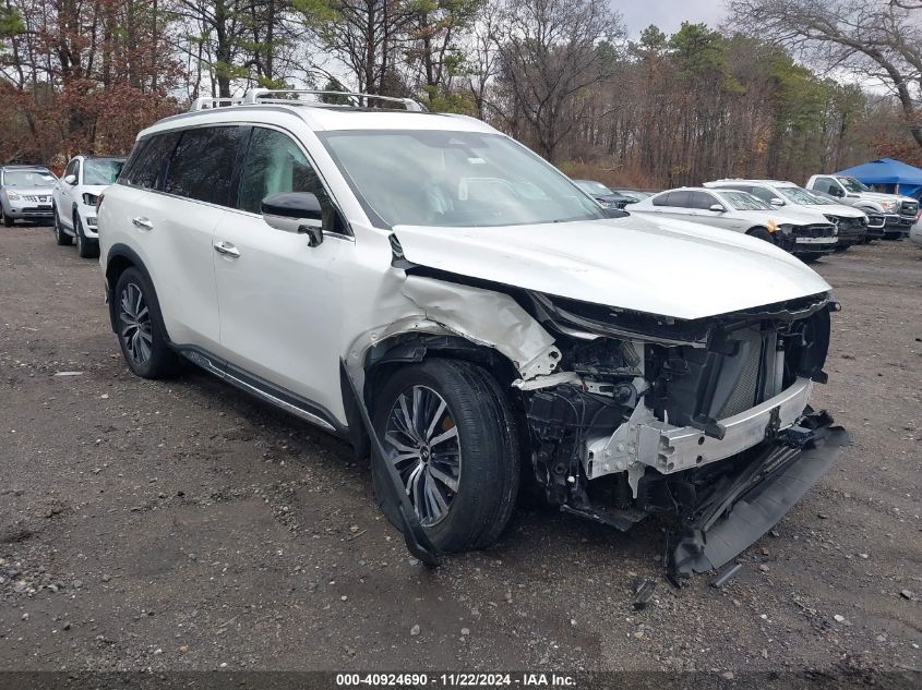 2022 Infiniti Qx60 Sensory Awd VIN: 5N1DL1GS9NC340173 Lot: 40924690