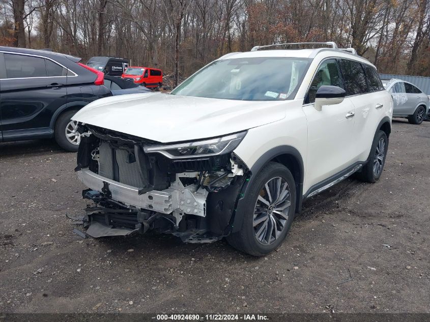 2022 Infiniti Qx60 Sensory Awd VIN: 5N1DL1GS9NC340173 Lot: 40924690