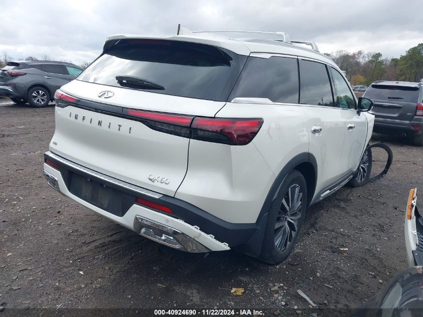 2022 Infiniti Qx60 Sensory Awd VIN: 5N1DL1GS9NC340173 Lot: 40924690