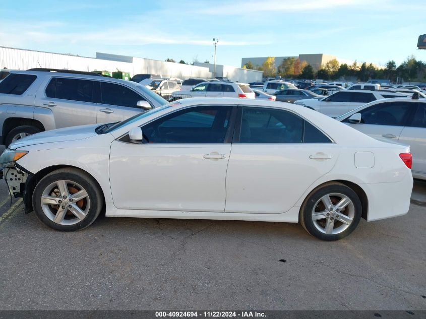 2013 Toyota Camry Se VIN: 4T1BF1FK6DU263643 Lot: 40924694