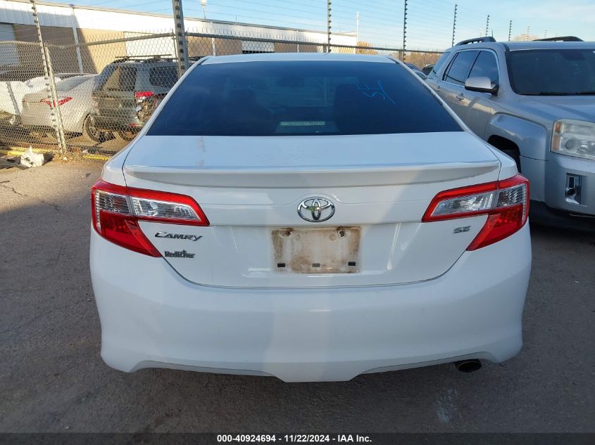 2013 Toyota Camry Se VIN: 4T1BF1FK6DU263643 Lot: 40924694