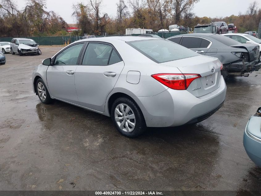 2014 Toyota Corolla Le VIN: 2T1BURHE3EC126416 Lot: 40924700