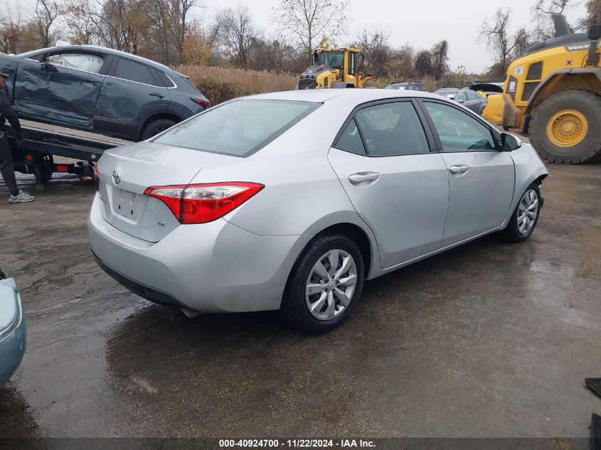 2014 Toyota Corolla Le VIN: 2T1BURHE3EC126416 Lot: 40924700