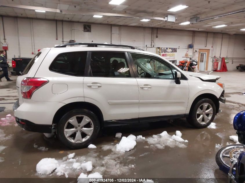 2016 Subaru Forester 2.5I Premium VIN: JF2SJADC1GH460944 Lot: 40924705