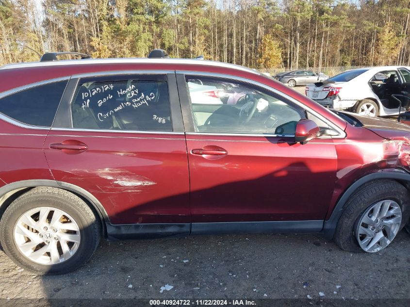 2016 Honda Cr-V Ex VIN: 2HKRM4H5XGH673183 Lot: 40924722