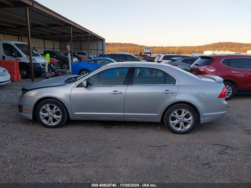 2012 Ford Fusion Se VIN: 3FAHP0HA0CR1S6495 Lot: 40924740