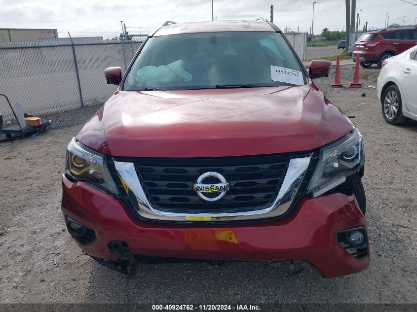 2017 Nissan Pathfinder Sl VIN: 5N1DR2MM9HC687226 Lot: 40924762