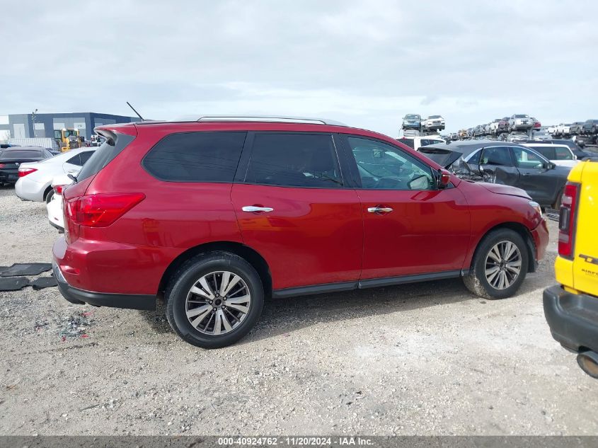 2017 Nissan Pathfinder Sl VIN: 5N1DR2MM9HC687226 Lot: 40924762