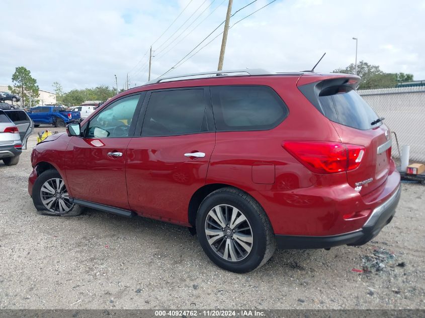 2017 Nissan Pathfinder Sl VIN: 5N1DR2MM9HC687226 Lot: 40924762