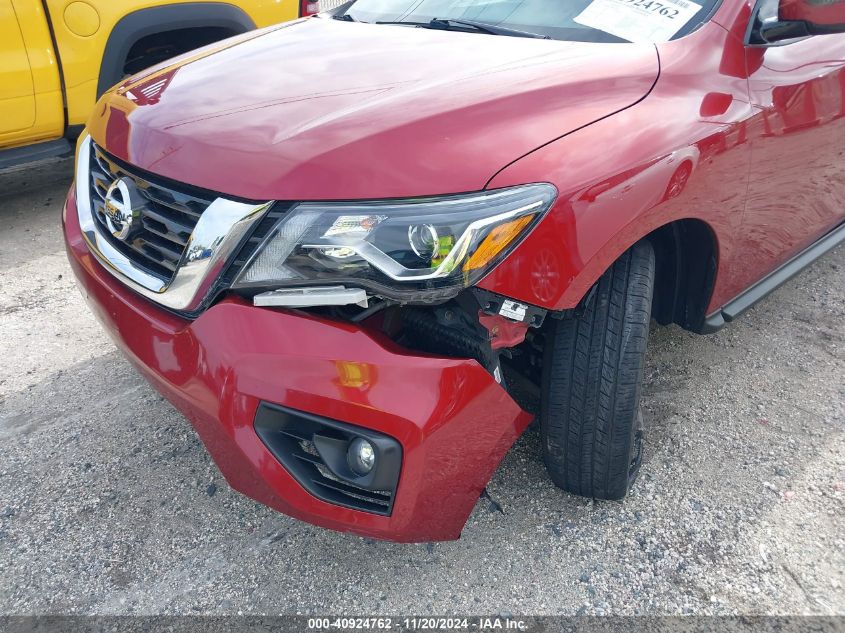 2017 Nissan Pathfinder Sl VIN: 5N1DR2MM9HC687226 Lot: 40924762