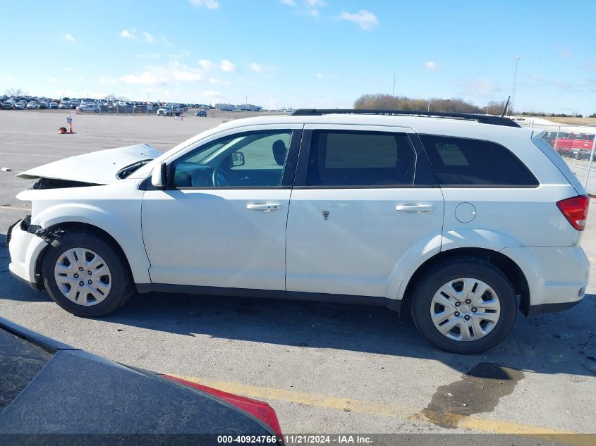 2019 Dodge Journey Se VIN: 3C4PDCBB7KT833948 Lot: 40924766