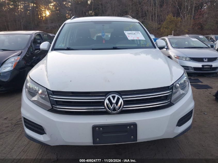 2015 Volkswagen Tiguan S VIN: WVGBV7AX6FW611733 Lot: 40924777