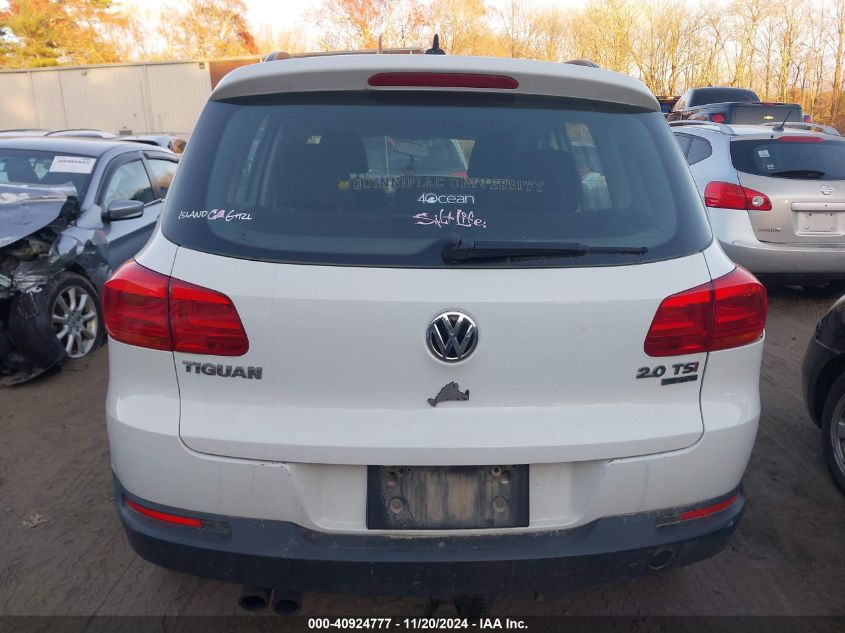 2015 Volkswagen Tiguan S VIN: WVGBV7AX6FW611733 Lot: 40924777