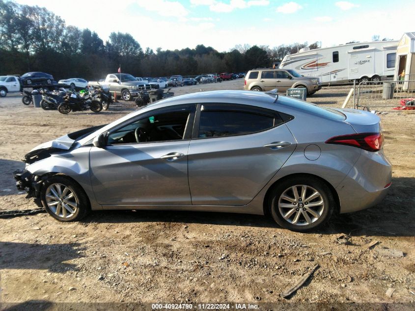 2015 Hyundai Elantra Se VIN: 5NPDH4AEXFH599044 Lot: 40924790