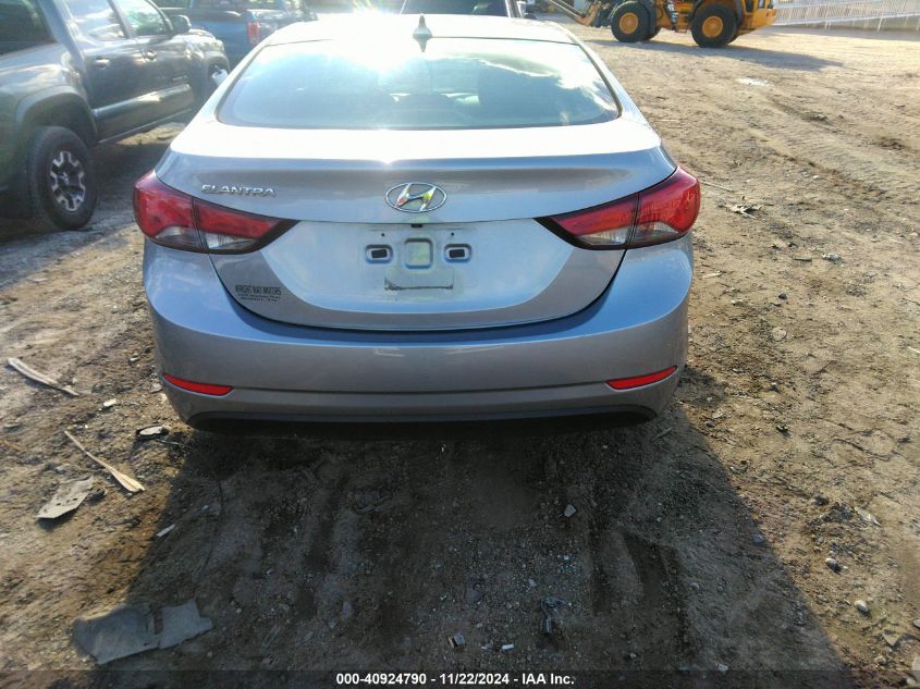 2015 Hyundai Elantra Se VIN: 5NPDH4AEXFH599044 Lot: 40924790