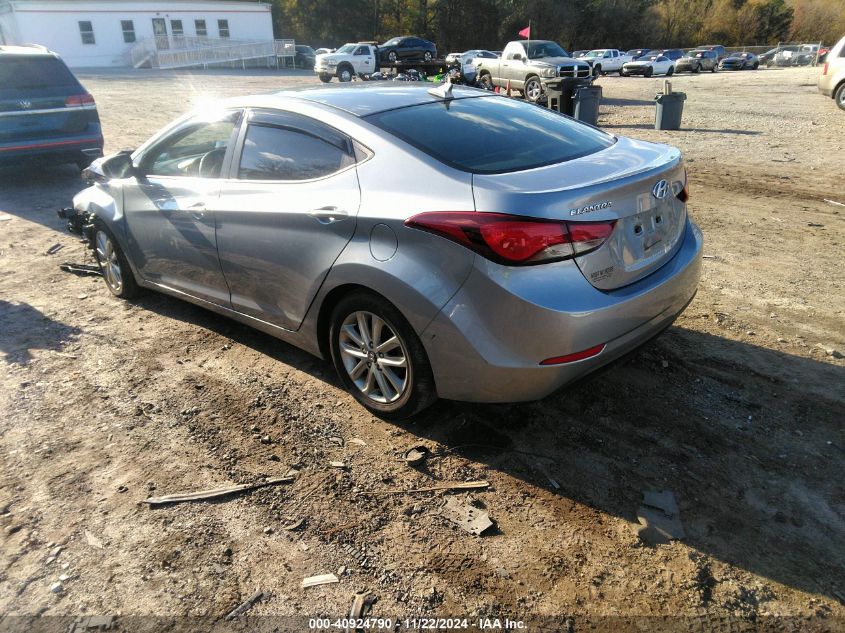 2015 Hyundai Elantra Se VIN: 5NPDH4AEXFH599044 Lot: 40924790