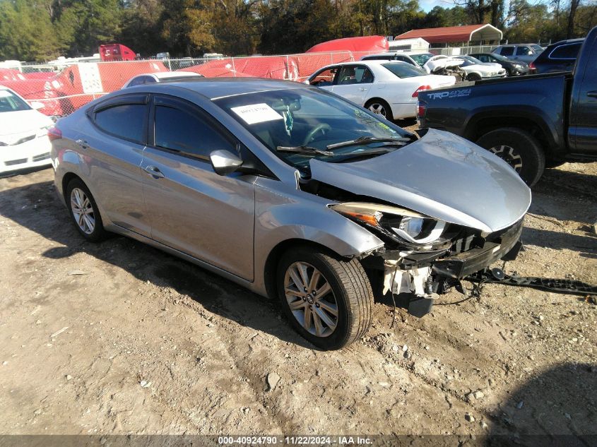 2015 Hyundai Elantra Se VIN: 5NPDH4AEXFH599044 Lot: 40924790