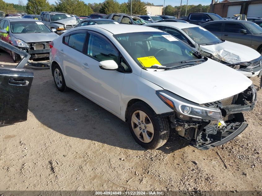 2017 Kia Forte Lx VIN: 3KPFK4A7XHE123508 Lot: 40924849