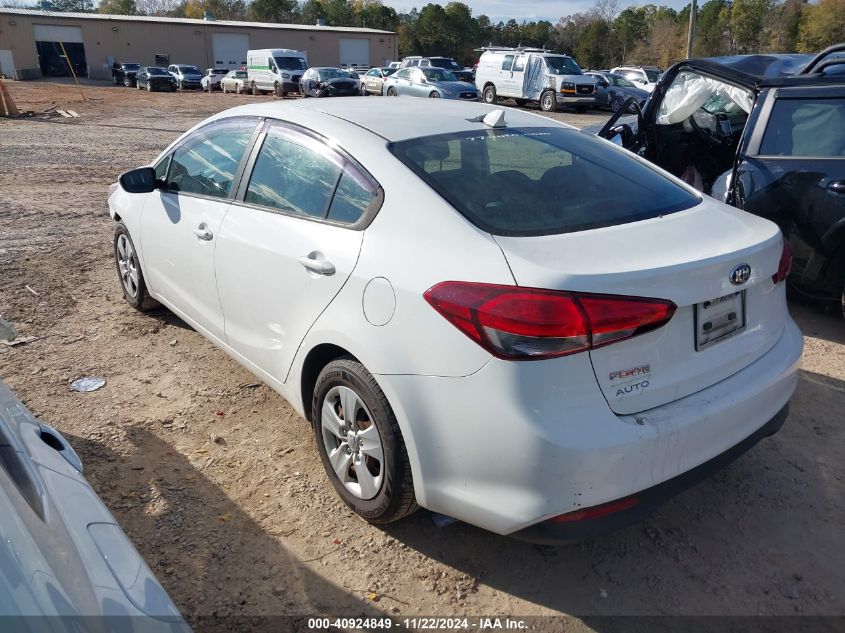 2017 Kia Forte Lx VIN: 3KPFK4A7XHE123508 Lot: 40924849