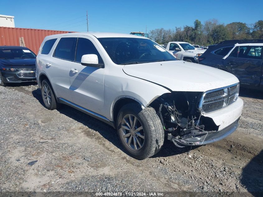 2017 Dodge Durango Sxt Rwd VIN: 1C4RDHAG4HC609642 Lot: 40924878