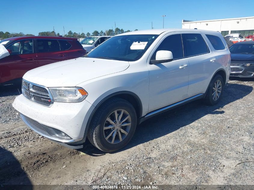 2017 Dodge Durango Sxt Rwd VIN: 1C4RDHAG4HC609642 Lot: 40924878