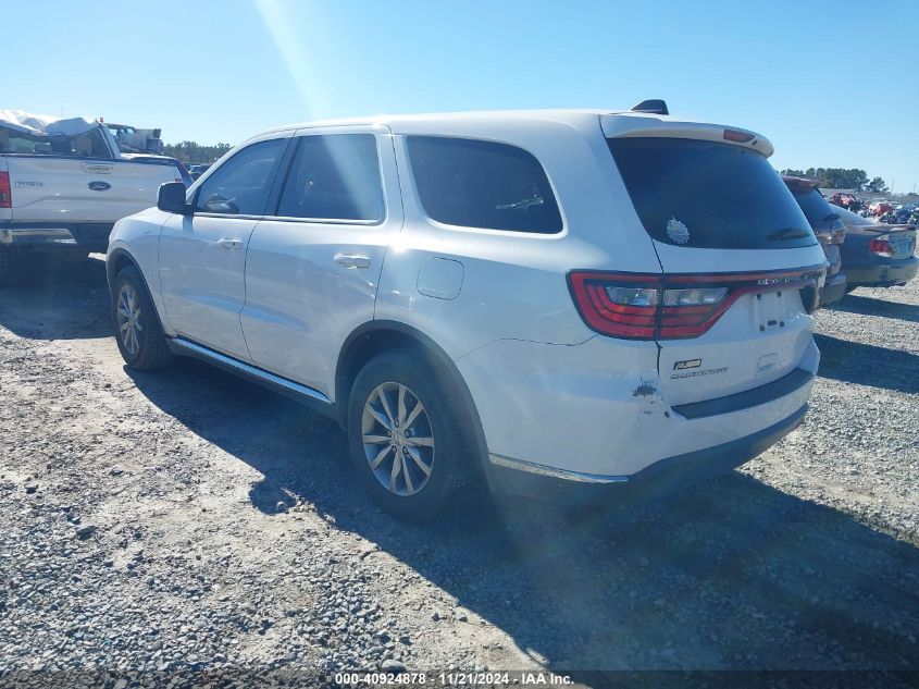 2017 Dodge Durango Sxt Rwd VIN: 1C4RDHAG4HC609642 Lot: 40924878