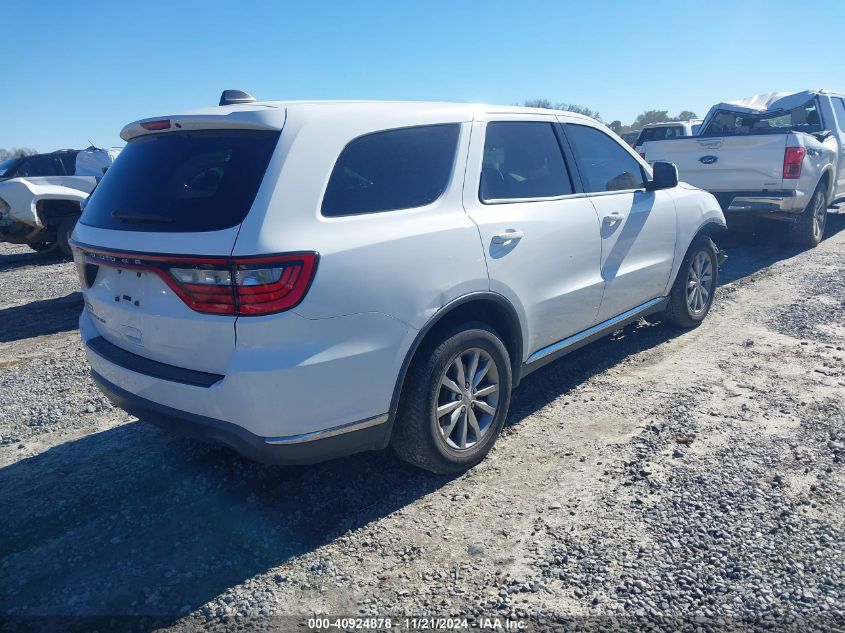 2017 Dodge Durango Sxt Rwd VIN: 1C4RDHAG4HC609642 Lot: 40924878