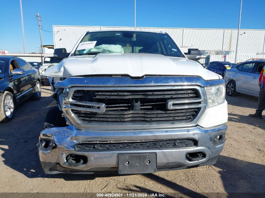 2019 Ram 1500 Big Horn/Lone Star 4X4 5'7 Box VIN: 1C6SRFFT8KN626041 Lot: 40924901