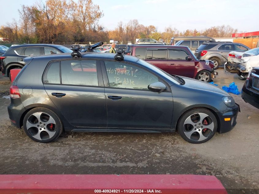 2012 Volkswagen Gti 4-Door VIN: WVWGV7AJ7CW339128 Lot: 40924921