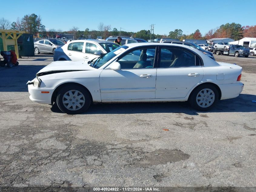 2002 Kia Optima Lx/Se VIN: KNAGD126225127202 Lot: 40924922