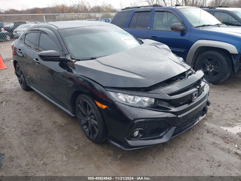 2018 Honda Civic Sport VIN: SHHFK7H44JU213961 Lot: 40924945