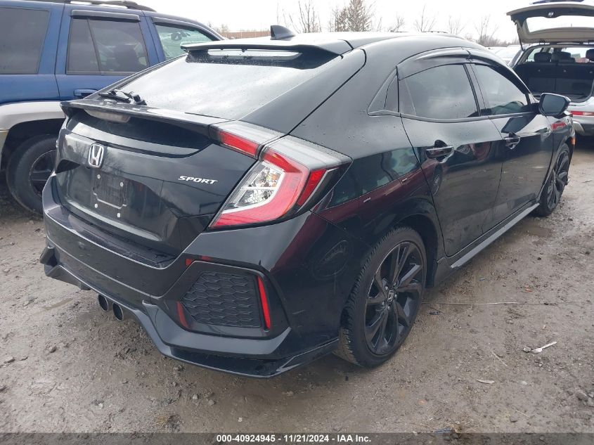 2018 Honda Civic Sport VIN: SHHFK7H44JU213961 Lot: 40924945