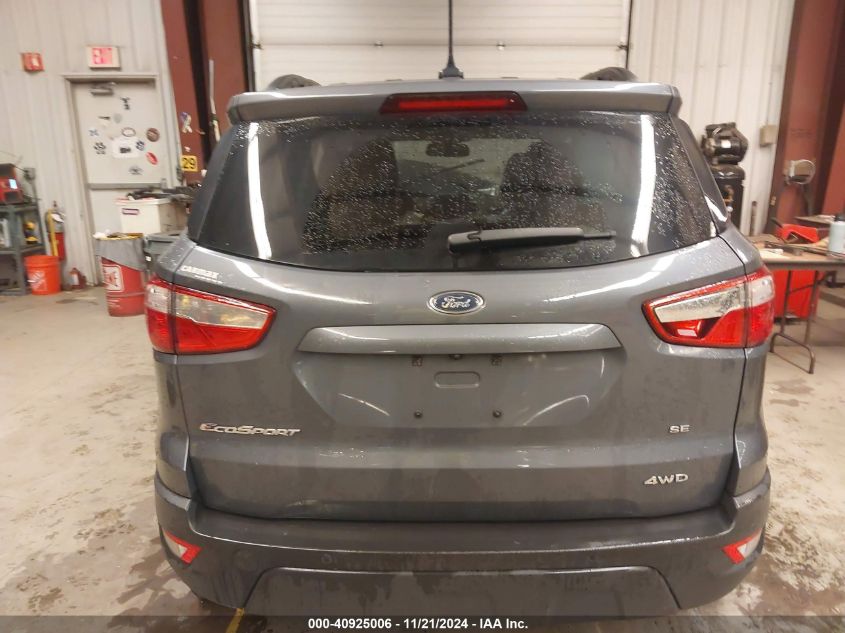 2018 Ford Ecosport Se VIN: MAJ6P1UL4JC172909 Lot: 40925006