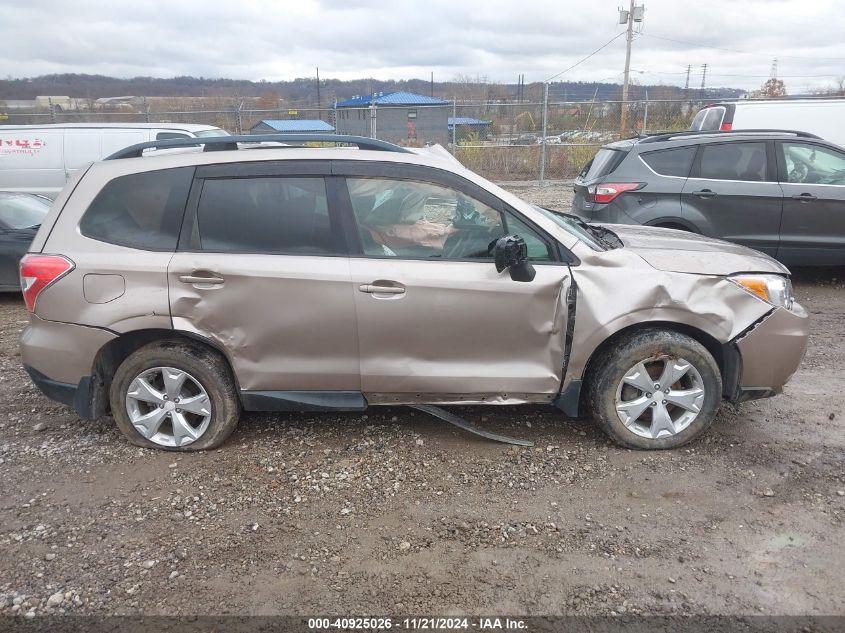 2015 Subaru Forester 2.5I Premium VIN: JF2SJADC4FH424406 Lot: 40925026