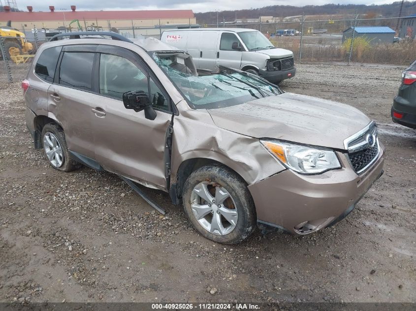 2015 Subaru Forester 2.5I Premium VIN: JF2SJADC4FH424406 Lot: 40925026