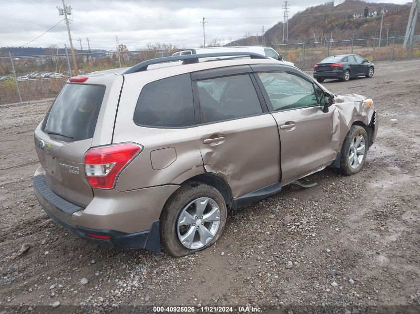 2015 Subaru Forester 2.5I Premium VIN: JF2SJADC4FH424406 Lot: 40925026