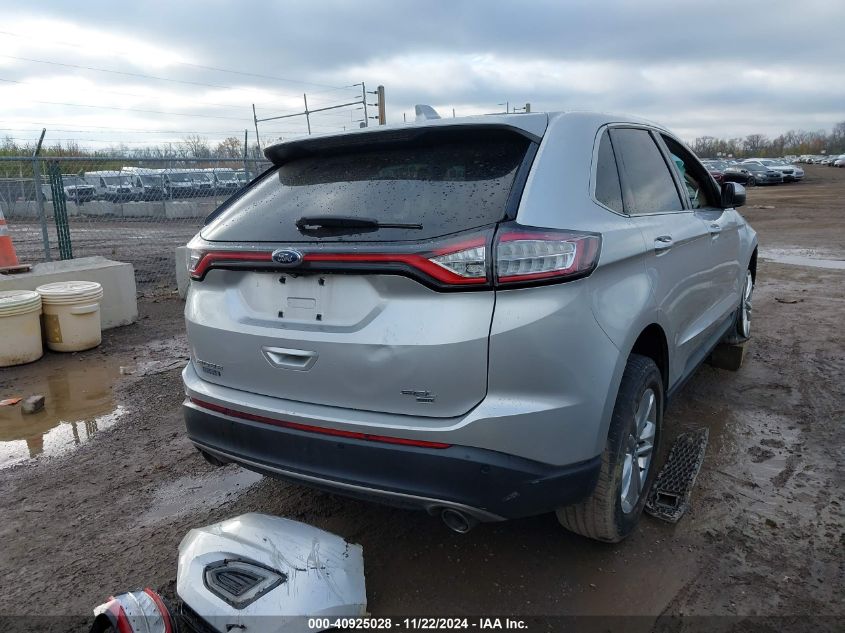 2016 Ford Edge Sel VIN: 2FMPK4J83GBB26409 Lot: 40925028