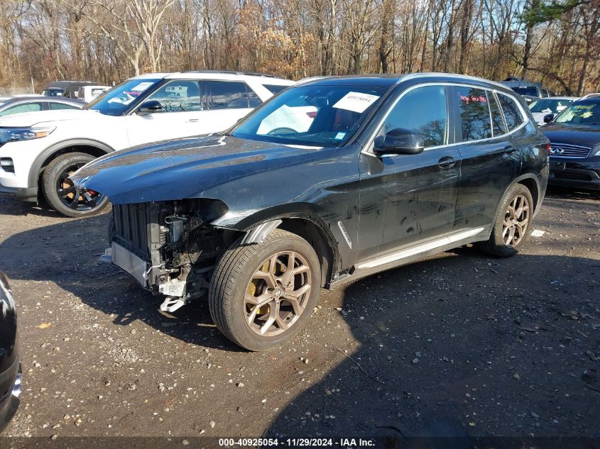 VIN WBX57DP09NN175326 2022 BMW X3, Xdrive30I no.2