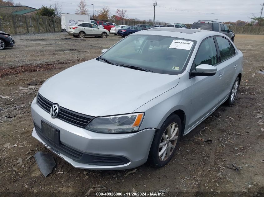 2011 Volkswagen Jetta 2.5L Se VIN: 3VWDZ7AJ8BM358869 Lot: 40925080