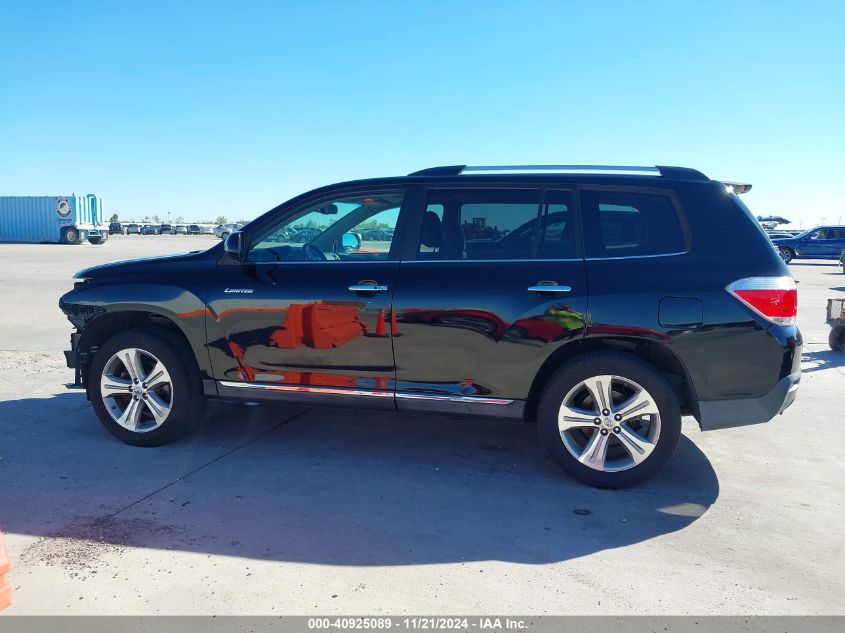 2012 Toyota Highlander Limited V6 VIN: 5TDYK3EH4CS054383 Lot: 40925089