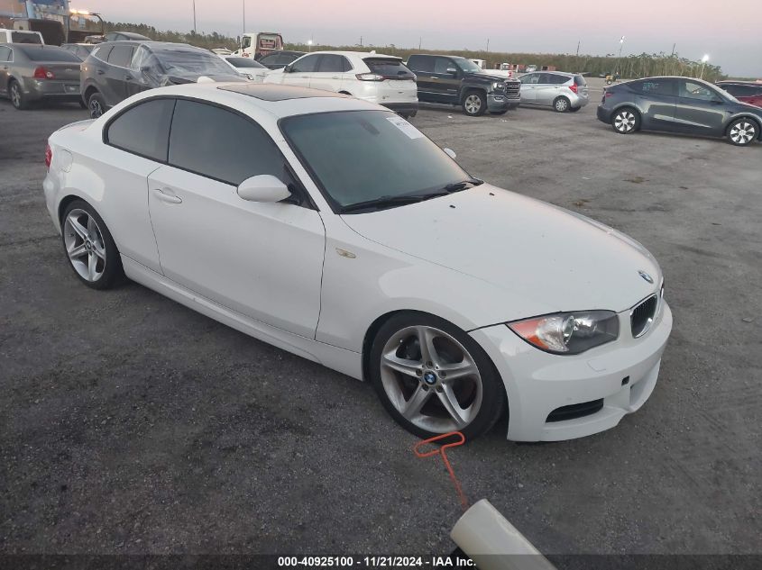 2008 BMW 135I VIN: WBAUC73528VF25553 Lot: 40925100