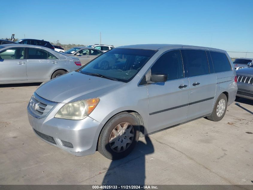 2010 Honda Odyssey Lx VIN: 5FNRL3H25AB046710 Lot: 40925133